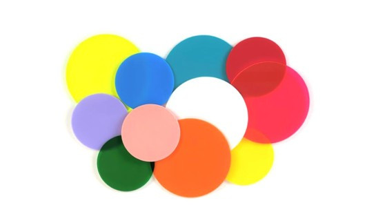 Round acrylic cutout