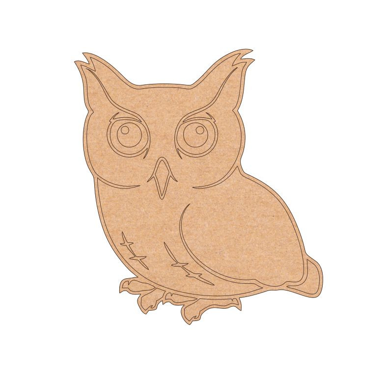MDF Owl Cutout