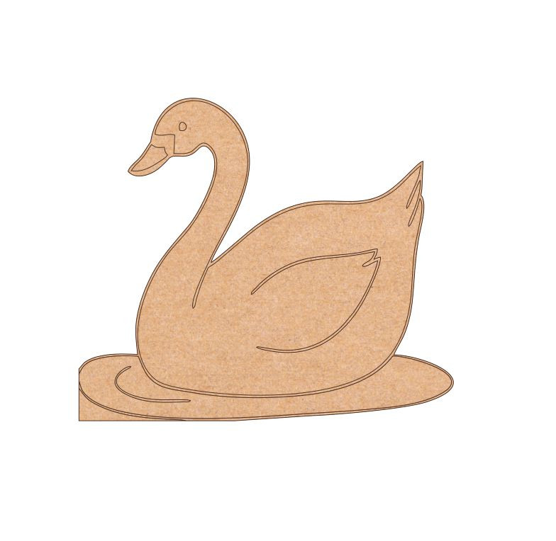MDF Swan Cutout