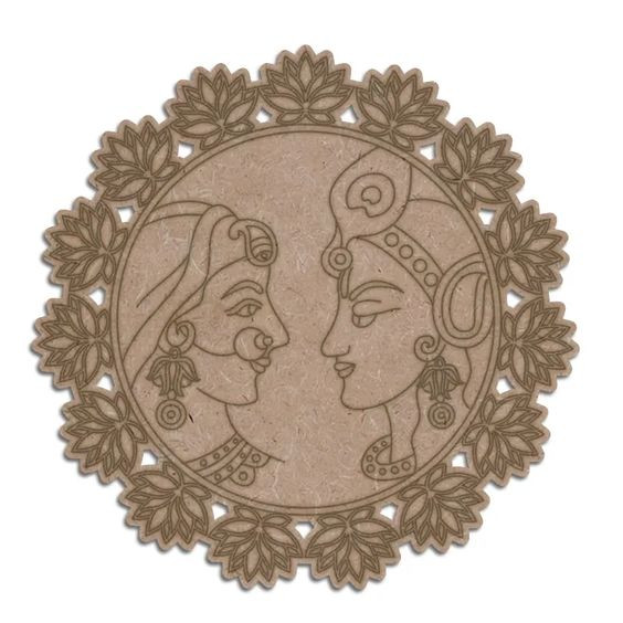 MDF Pre-Marked Radha Rani
