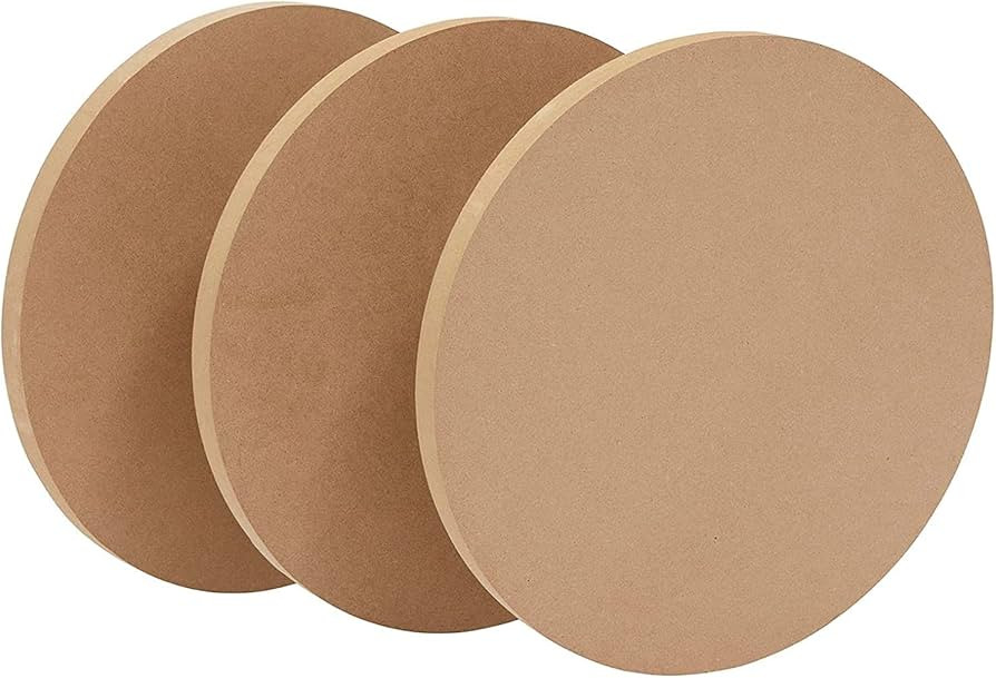 MDF Plain Round Base Cutout