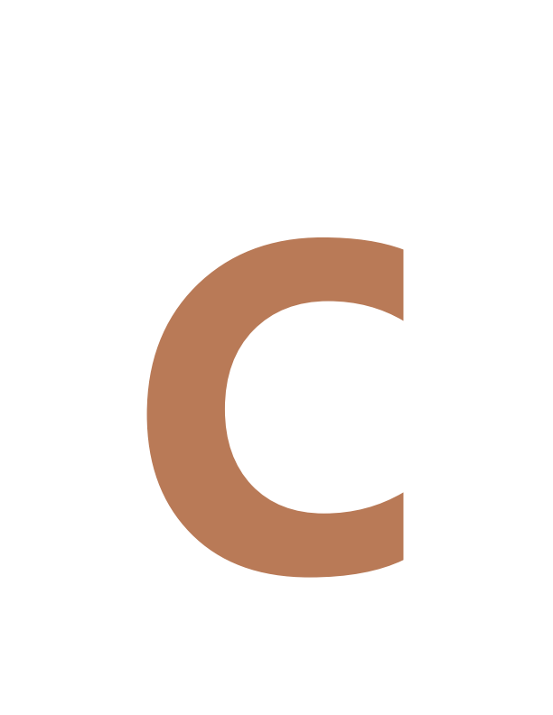 (C) Alphabet Monogram Cutout