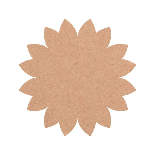 MDF Flower Base Cutout Design 1