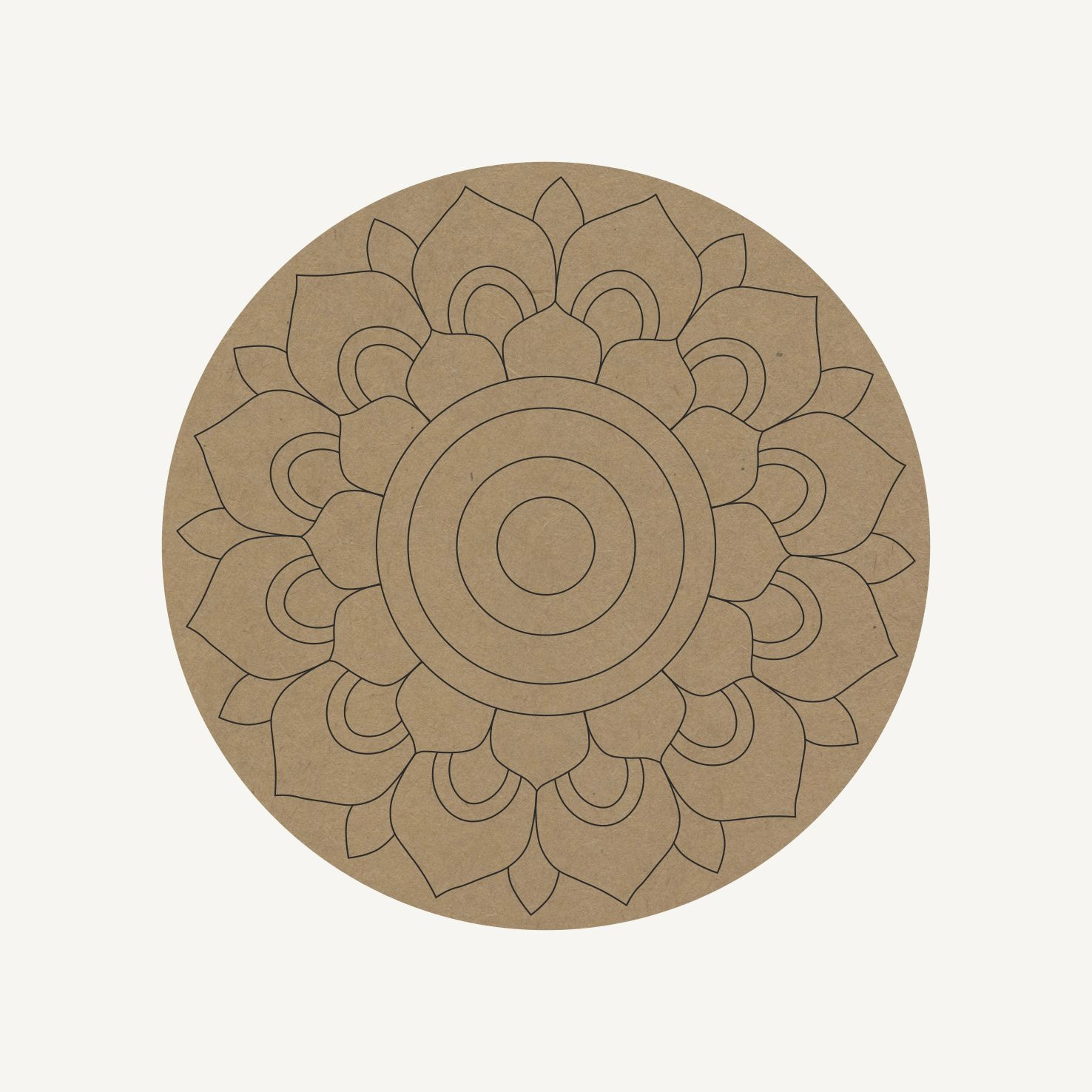 MDF Pre-Marked Rangoli Design